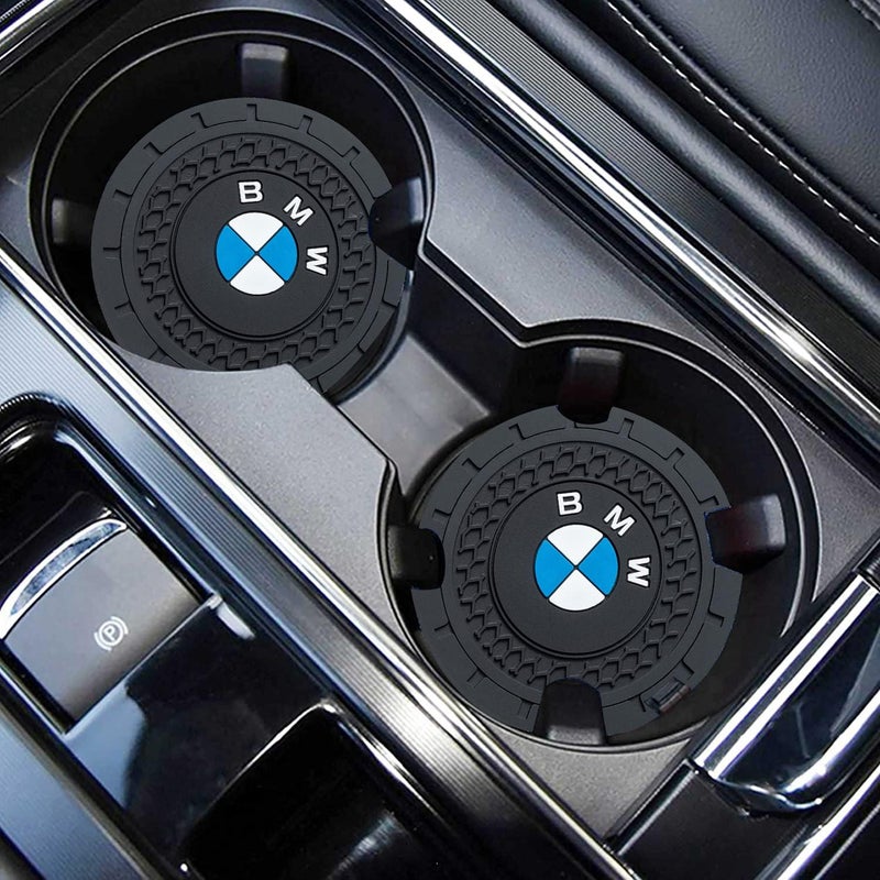 BFIVEANTE Car Cup Holder Coaster for BMW X1 X3 M3 M5 X1 X5 X6 Z4 3 5 7 Series Silicone Cupholder Coaster,Car Interior Accessories,2.76 Inch 2 Pieces - Image 4